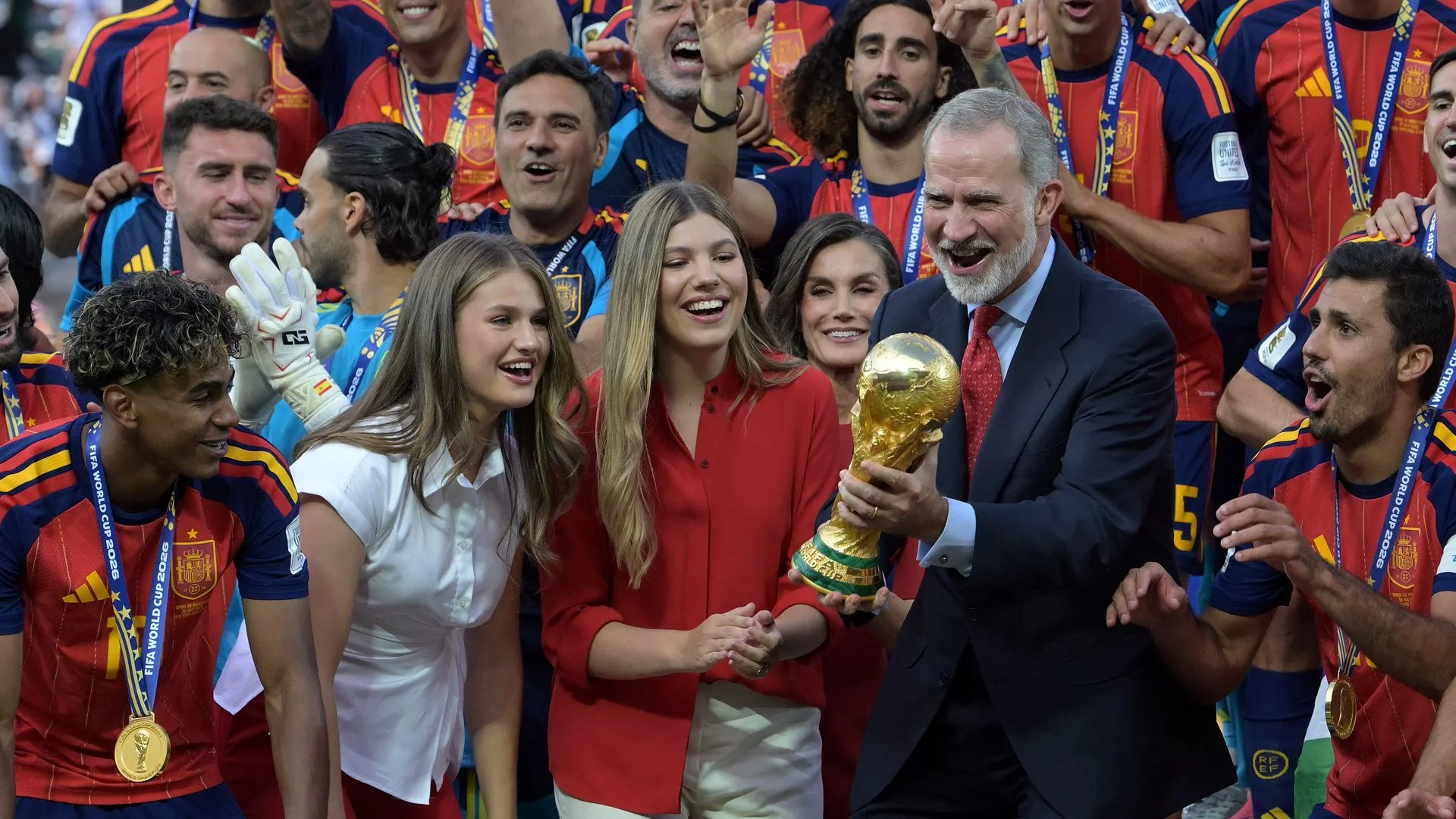 Spanish king tells national team they won World Cup 'for all of Spain'