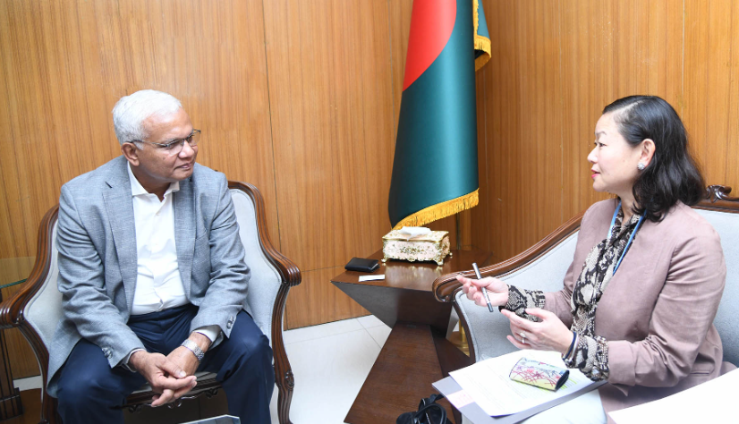 WFP country director meets Dr Zahid