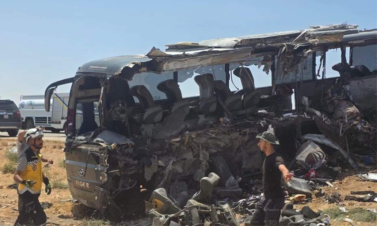 Syria bus crash toll rises to 35 dead: state media