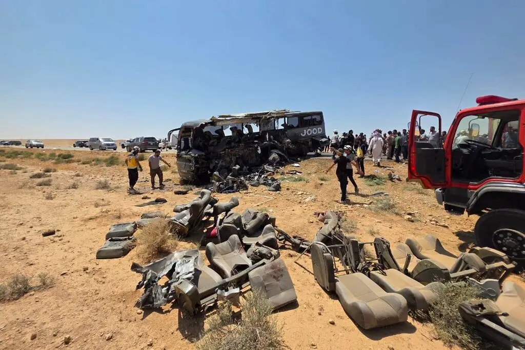 Syria bus crash kills at least 35