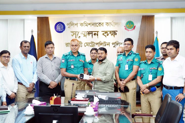 RCC hands over 155 advanced CCTV cameras to RMP for safer Rajshahi