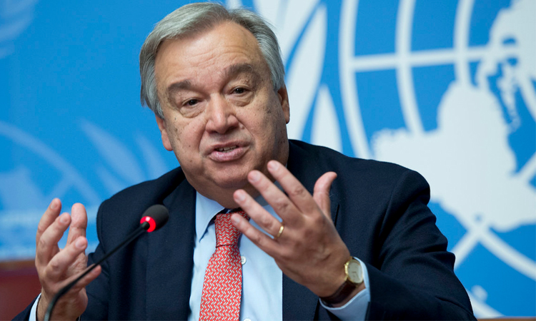 UN chief urges immediate removal of all Syria sanctions