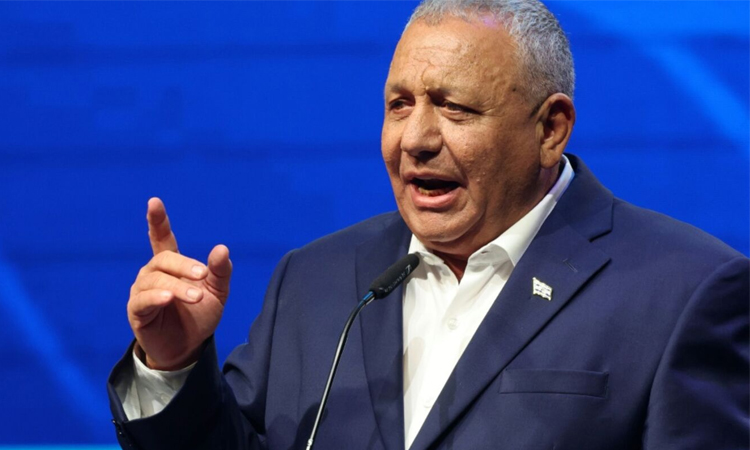 In Israel vote, ex-army chief emerges main rival to Netanyahu