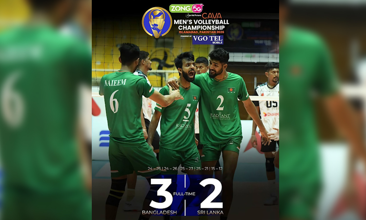 Bangladesh reach semifinal CAVA Men's Championship