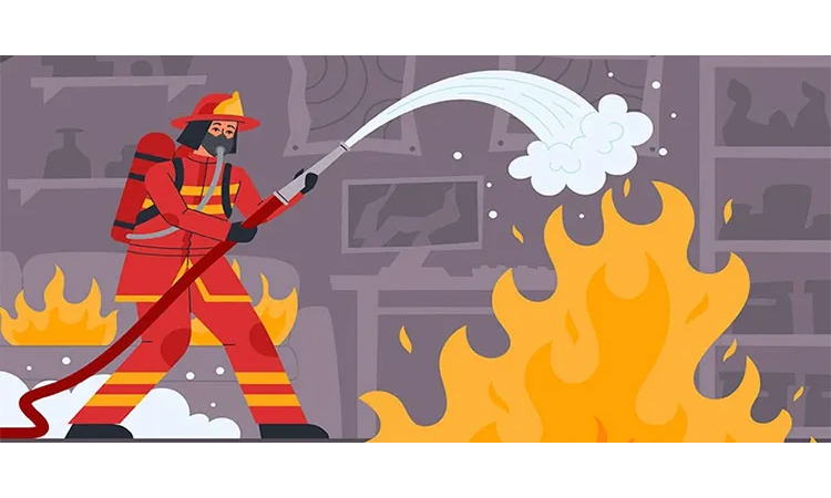 Fire at Mukim Bazar helmet warehouse brought under control