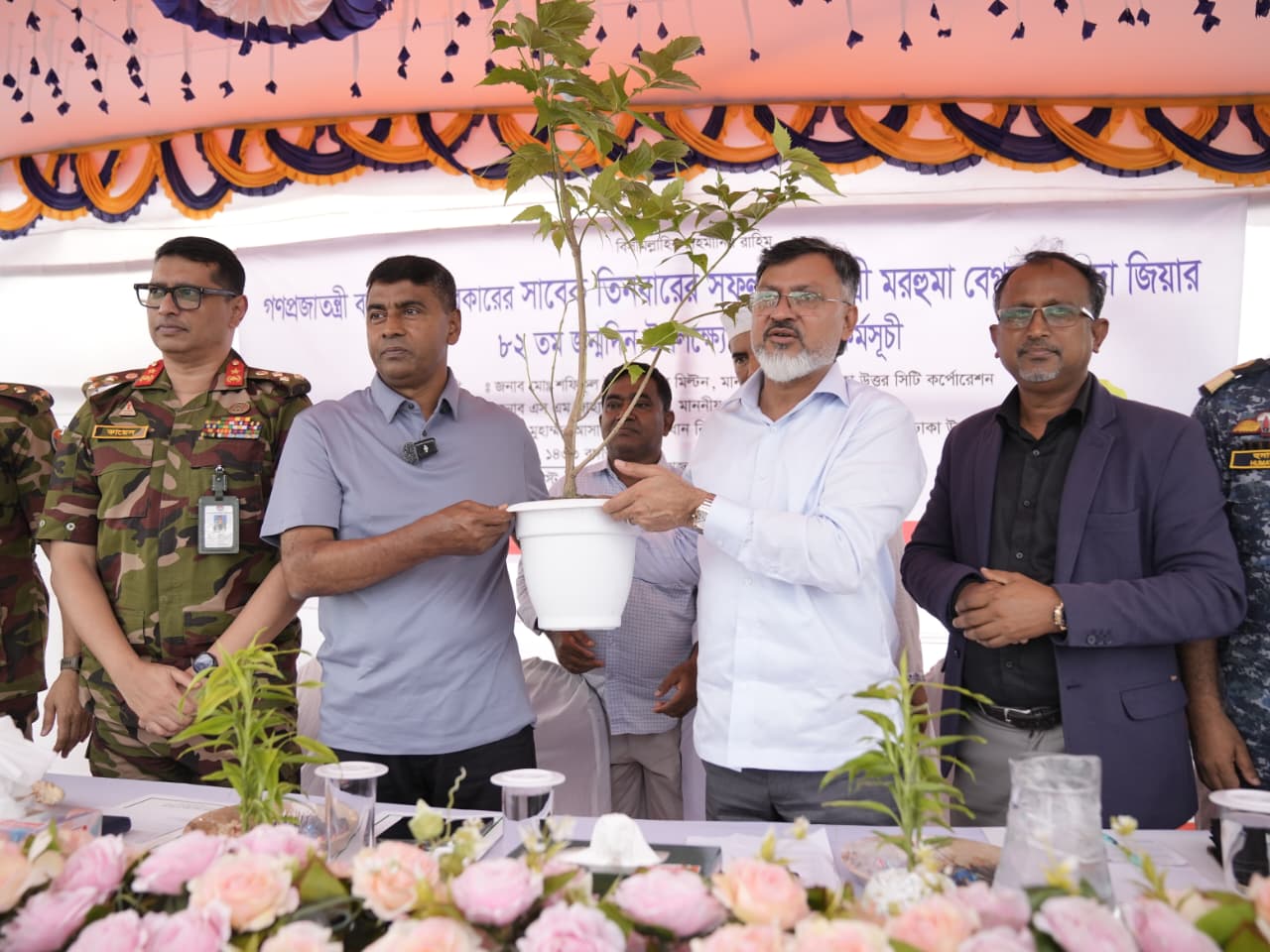 DNCC holds tree plantation prog marking Begum Zia's birthday