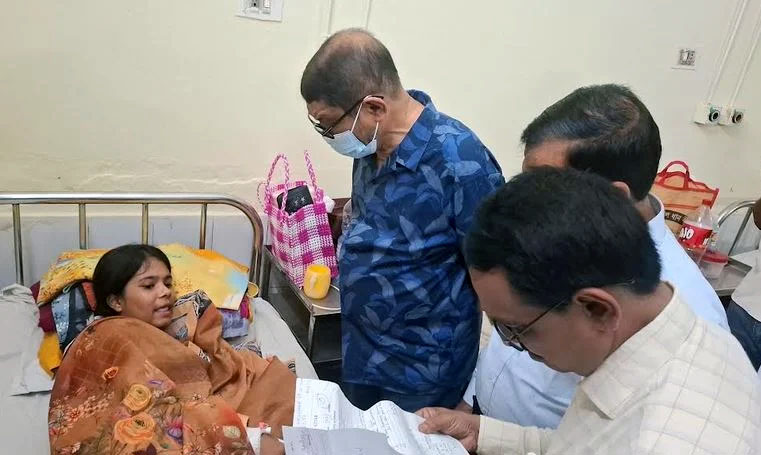 Health minister makes surprise visit to Naogaon hospital
