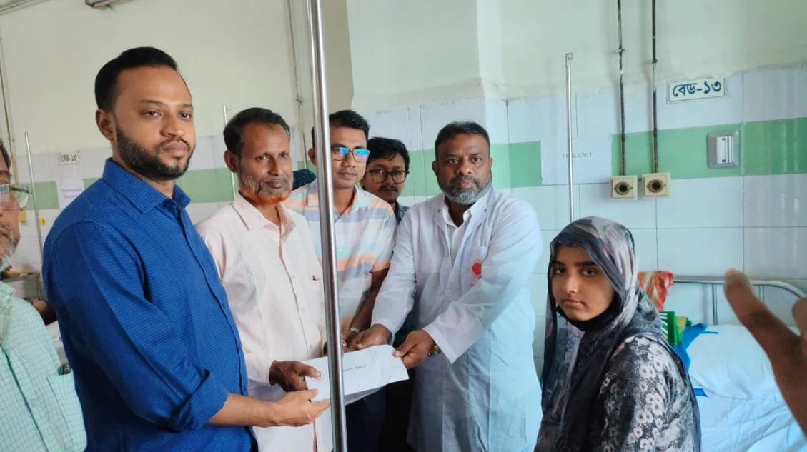 PM stands by July martyr Zubayer's sister for treatment