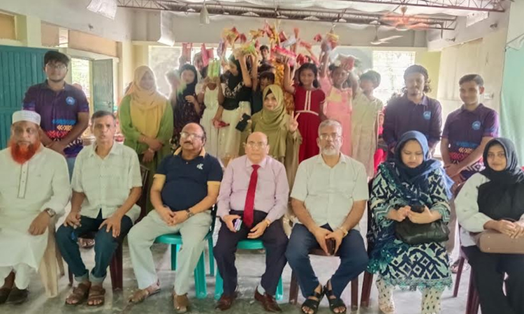 Health and Educational Materials for Children distributed in Rajshahi
