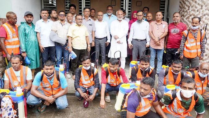 KCC launches mosquito eradication drive in Khulna