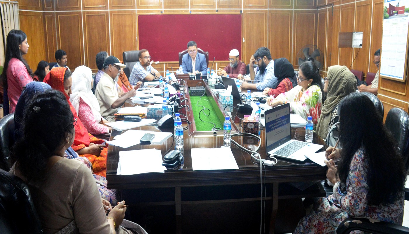 BRUR holds discussion on prevention of sexual and gender-based violence 