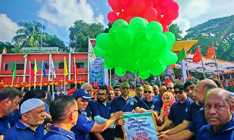 DC Gold Cup Football Tournament kicks off in Netrokona