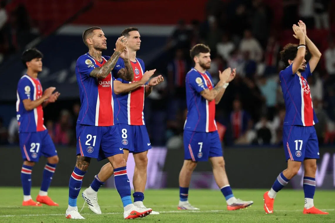 PSG go for three in a row as Champions League returns