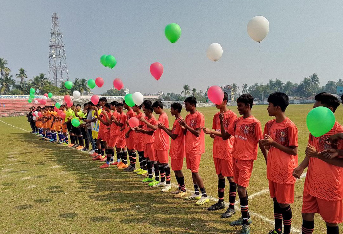 বাগেরহাটে অনূর্ধ্ব-১৭ গোল্ডকাপ ফুটবল টুর্নামেন্ট শুরু