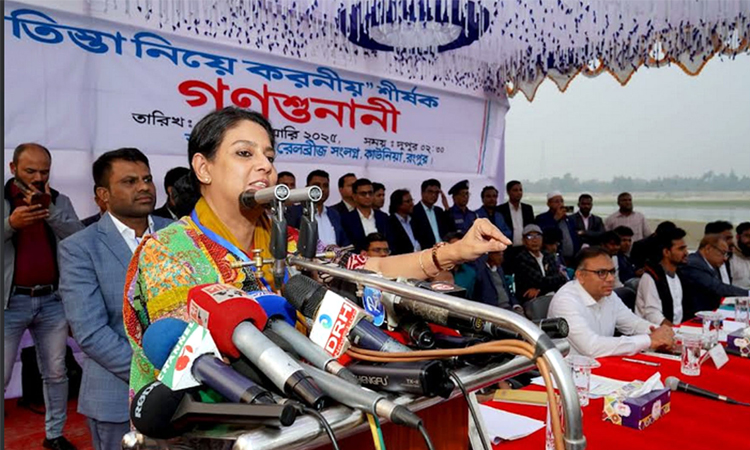 ভাঙ্গনরোধে তিস্তার দু’পাড়ে ২০ কিলোমিটার এলাকার কাজ শুরু মার্চে: রিজওয়ানা