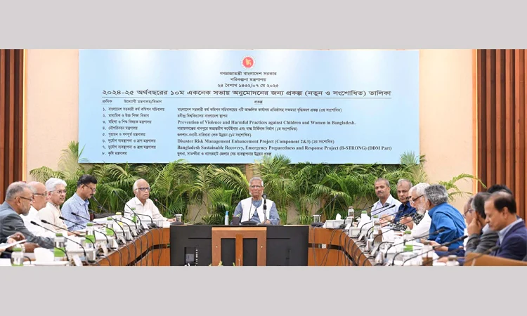 একনেকে ৩ হাজার ৭৫৬ কোটি টাকার ৯ প্রকল্প অনুমোদন