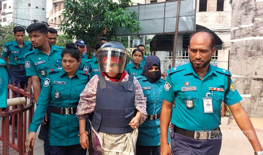 যুবদল নেতা হত্যা : সাবেক এমপি শামীমা কারাগারে