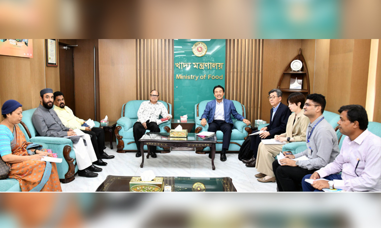 খাদ্য উপদেষ্টার সঙ্গে বাংলাদেশে নিযুক্ত জাইকার প্রতিনিধিদলের বৈঠক