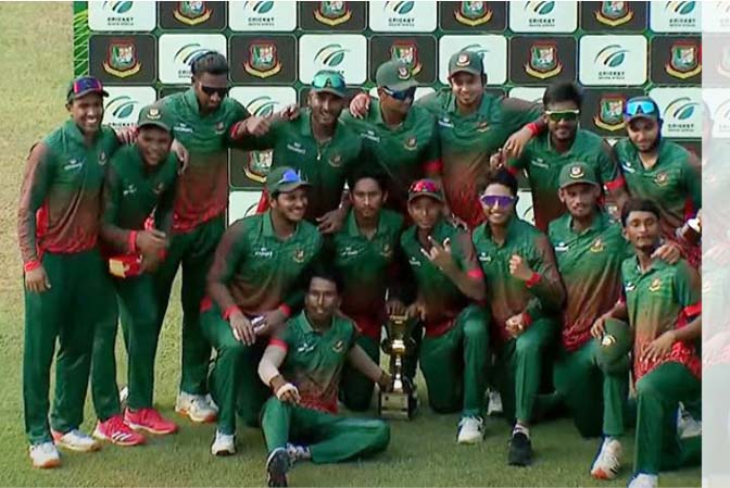 রাকিবুলের অলরাউন্ড নৈপুণ্যে সিরিজ জিতল বাংলাদেশ ইমার্জিং দল
