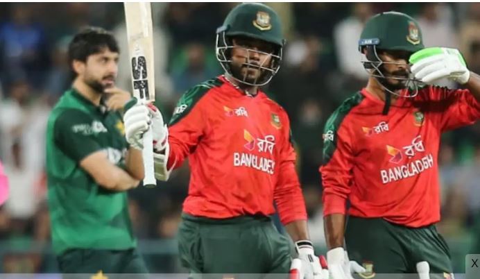 পাকিস্তানকে ১৯৭ রানের টার্গেট দিল বাংলাদেশ