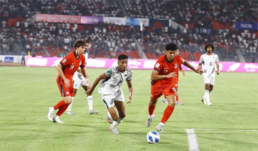 সিঙ্গাপুরের কাছে ২-১ গোলে পরাজিত বাংলাদেশ
