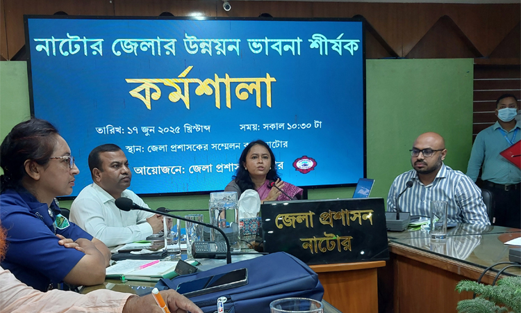নাটোর জেলার উন্নয়ন ভাবনা শীর্ষক কর্মশালা