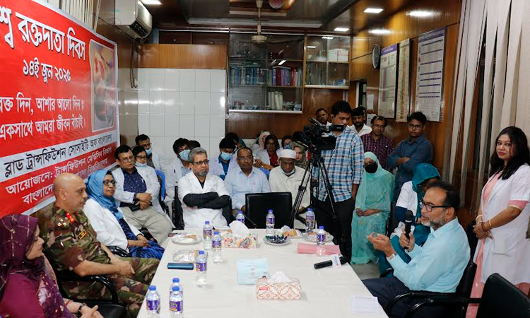 বিএমইউতে এক বছরে ৩৩ হাজার ৫৯৩ ব্যাগ রক্ত সংগ্রহ