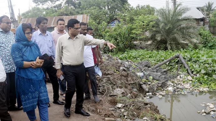 জলাবদ্ধতা নিরসনে দ্রুত পদক্ষেপ নেওয়ার নির্দেশ কেসিসি প্রশাসকের