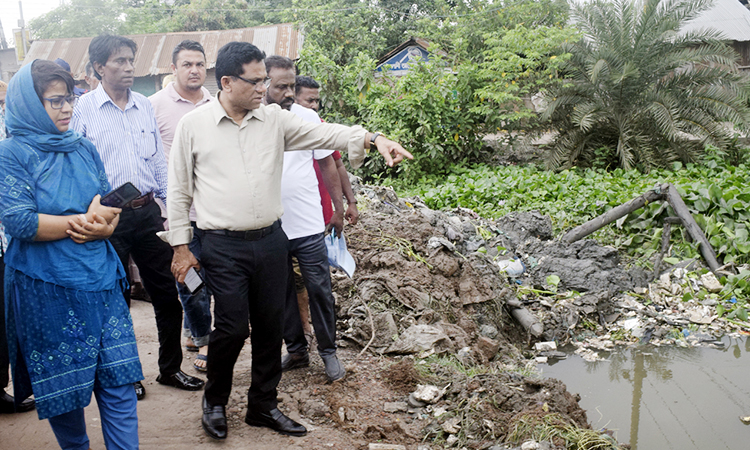 জলাবদ্ধতা নিরসনে দ্রুত পদক্ষেপ নেওয়ার নির্দেশ কেসিসি প্রশাসকের