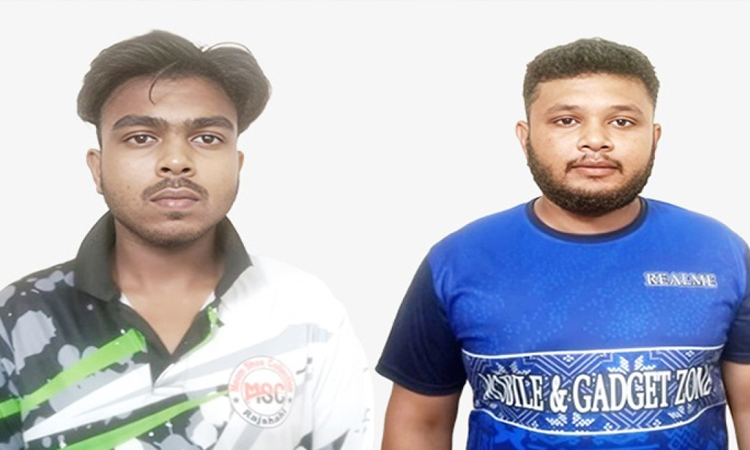 রাজশাহীতে নিষিদ্ধ ছাত্রলীগের দুই নেতা আটক