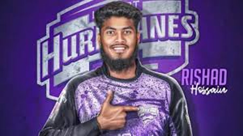 টানা দ্বিতীয়বার বিগ ব্যাশে হোবার্ট দলে রিশাদ