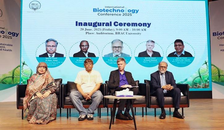 ব্র্যাক ইউনিভার্সিটিতে আন্তর্জাতিক বায়োটেকনোলজি সম্মেলন-২০২৫ অনুষ্ঠিত
