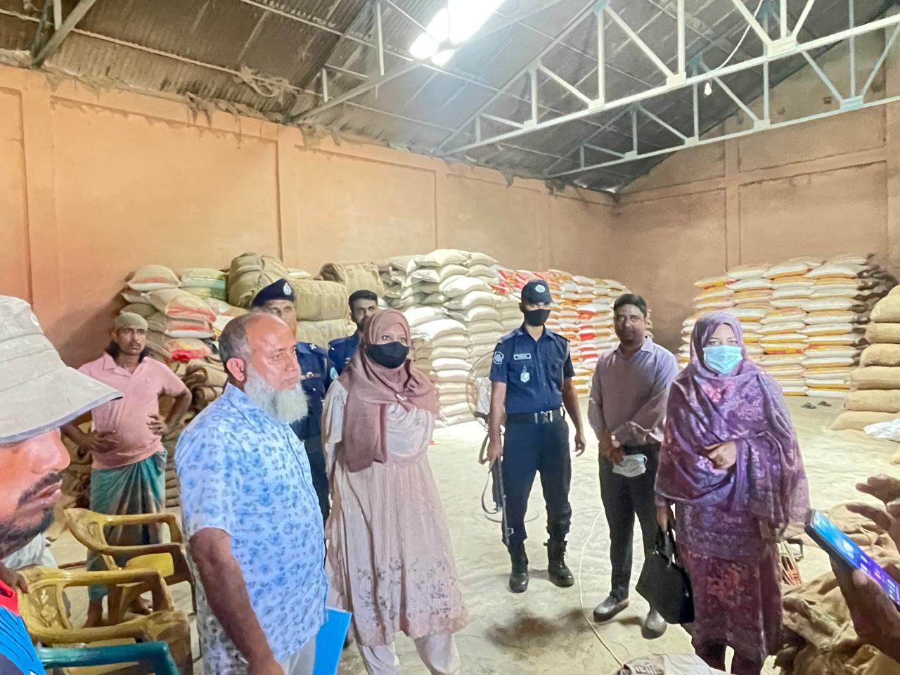 ধান ও চালের অবৈধ মজুদ ঠেকাতে ব্রাহ্মণবাড়িয়ায় খাদ্য অধিদপ্তরের অভিযান