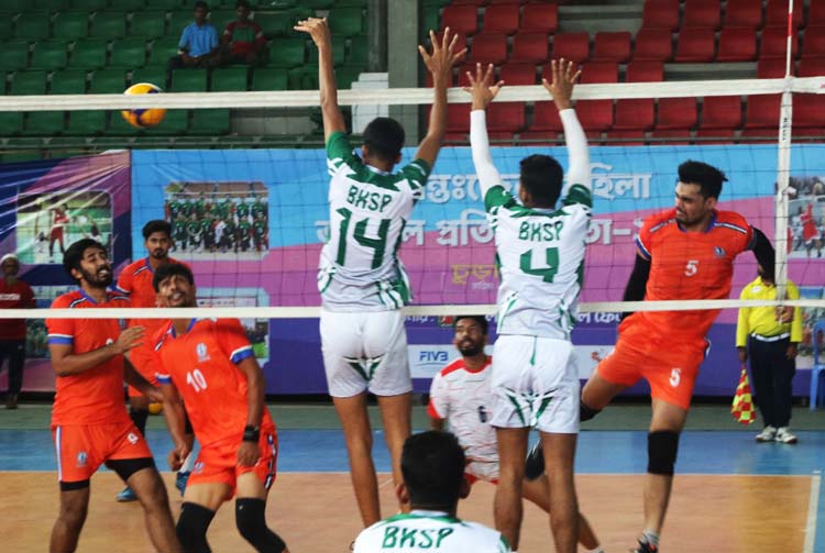 জাতীয় ভলিবল প্রতিযোগিতার বাছাইপর্বে বিদ্যুৎ উন্নয়ন বোর্ড চ্যাম্পিয়ন