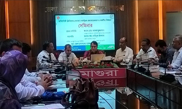 মাগুরায় কমিউনিটি ক্লিনিকের সেবাদান জোরদারের ওপর সেমিনার 