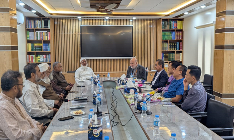 জামায়াত আমিরের সাথে কয়েকটি দেশের প্রতিনিধি দলের সৌজন্য বৈঠক