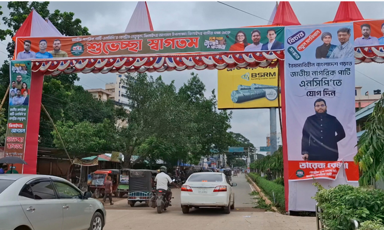ঝিনাইদহে এনসিপির পদযাত্রার চলছে শেষ সময়ের প্রস্তুতি