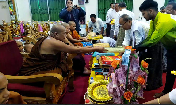 নানা আয়োজনে বান্দরবানে পালিত হচ্ছে আষাঢ়ি পূর্ণিমা