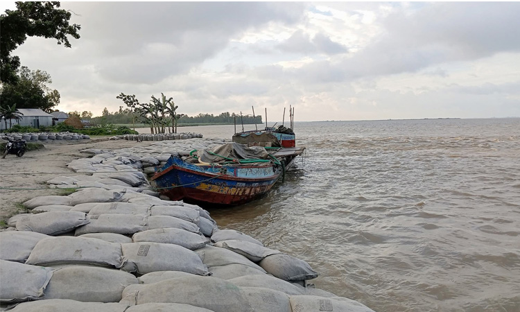 সিরাজগঞ্জে যমুনায় পানি বাড়ছেই, বিপাকে নদী পাড়ের মানুষ
