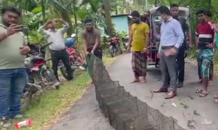 লক্ষ্মীপুরে ১০ কিলোমিটার জুড়ে খাল পরিস্কার- পরিচ্ছন্নতায় প্রশাসন