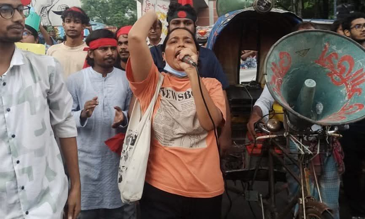 প্রাইভেট ভার্সিটির শিক্ষার্থীরা রাজপথে না থাকলে আন্দোলন ৫ আগস্ট পর্যন্ত চালিয়ে যাওয়া সম্ভব হতো না  : রাশা