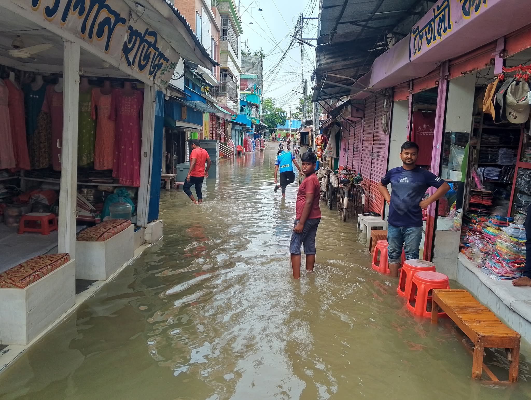 বাগেরহাটে বর্ষায় জন দুর্ভোগ