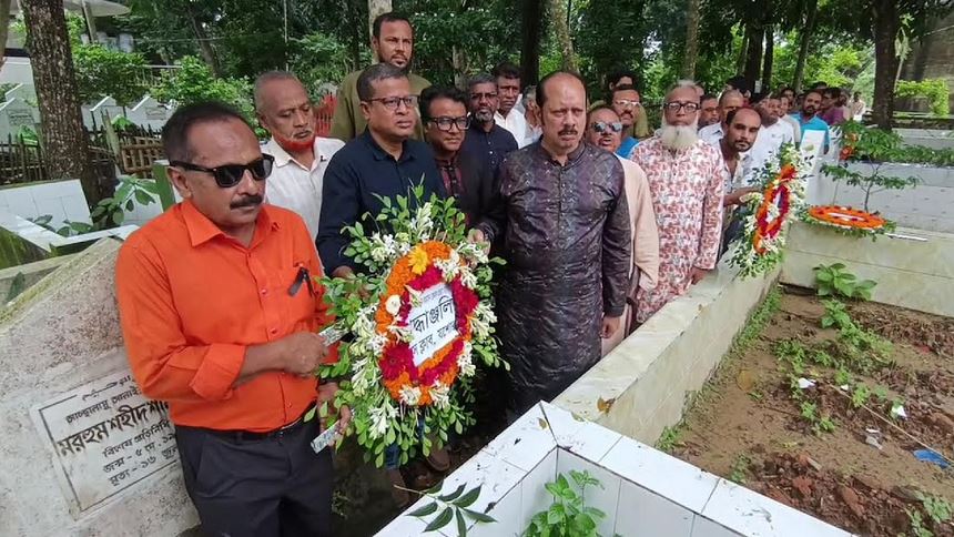 যশোরে সাংবাদিক শামছুর রহমানের ২৫তম শাহাদত বার্ষিকী পালিত