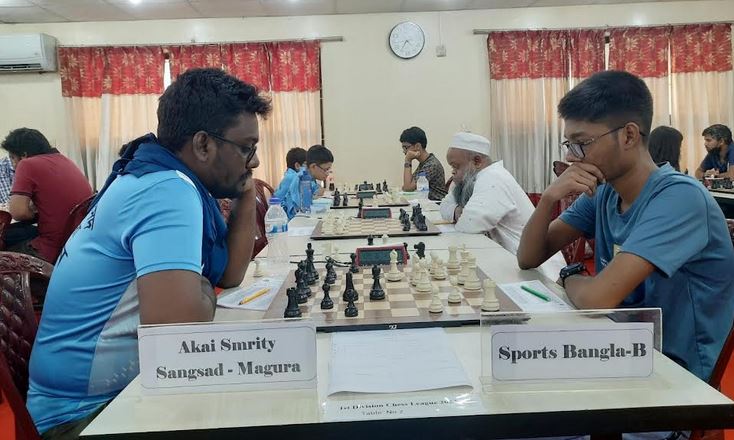 প্রথম বিভাগ দাবা লিগে ষষ্ঠ রাউন্ড শেষে ইসফট এরিনা শীর্ষে