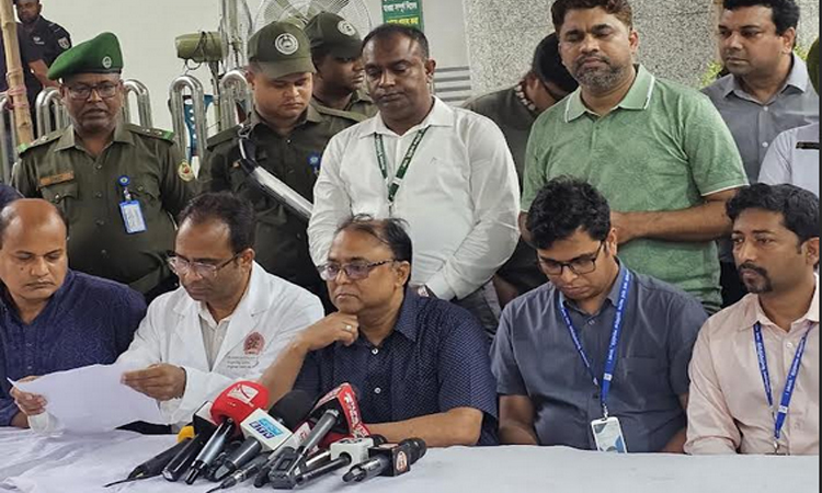 বিমান বিধ্বস্তের ঘটনায় রোগীদের অবস্থার উন্নতি হচ্ছে : ডা. নাসির উদ্দীন