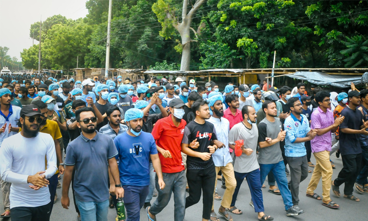 রাজশাহীতে ২৯ জুলাই কর্মসূচি সফল করতে পরিকল্পনা করেন যোদ্ধারা