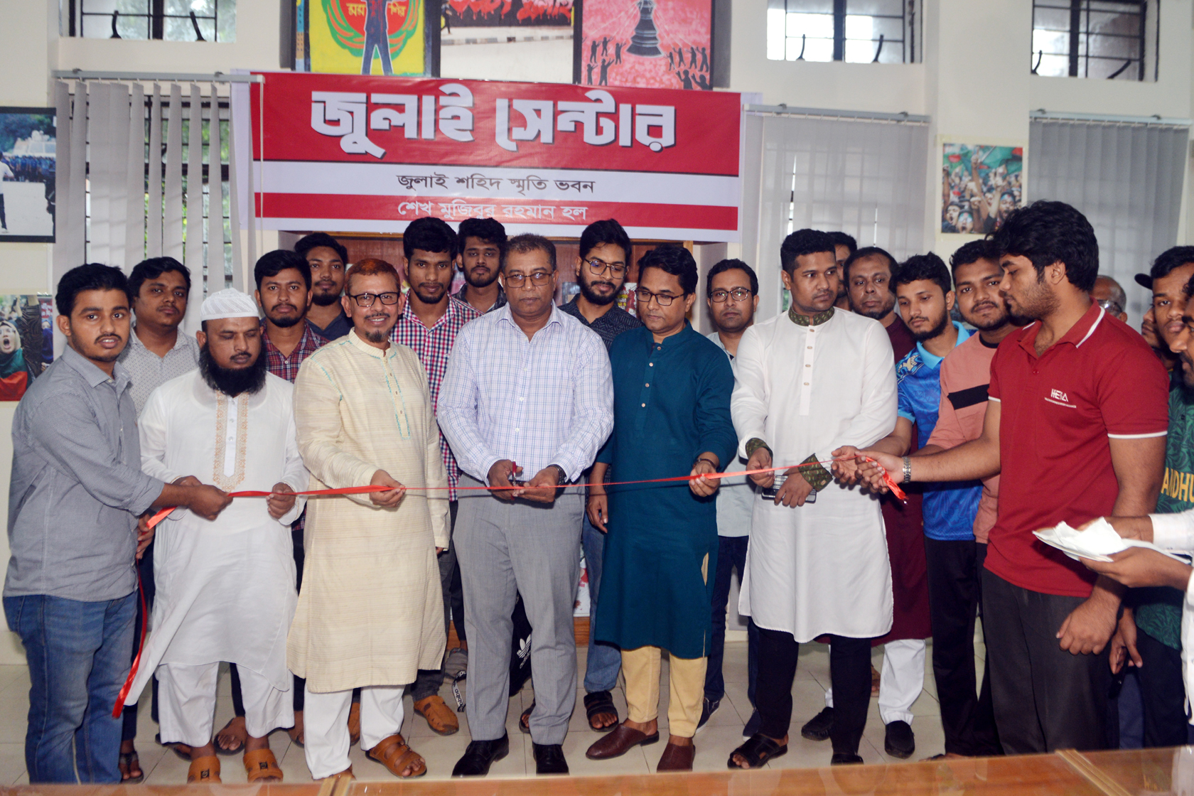 ঢাবিতে প্রথমবারের মতো হলভিত্তিক ‘জুলাই সেন্টার’-এর উদ্বোধন