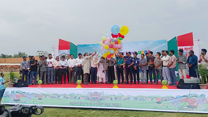 ২০ বছর পর রংপুরে ফুটবল টুর্নামেন্ট শুরু