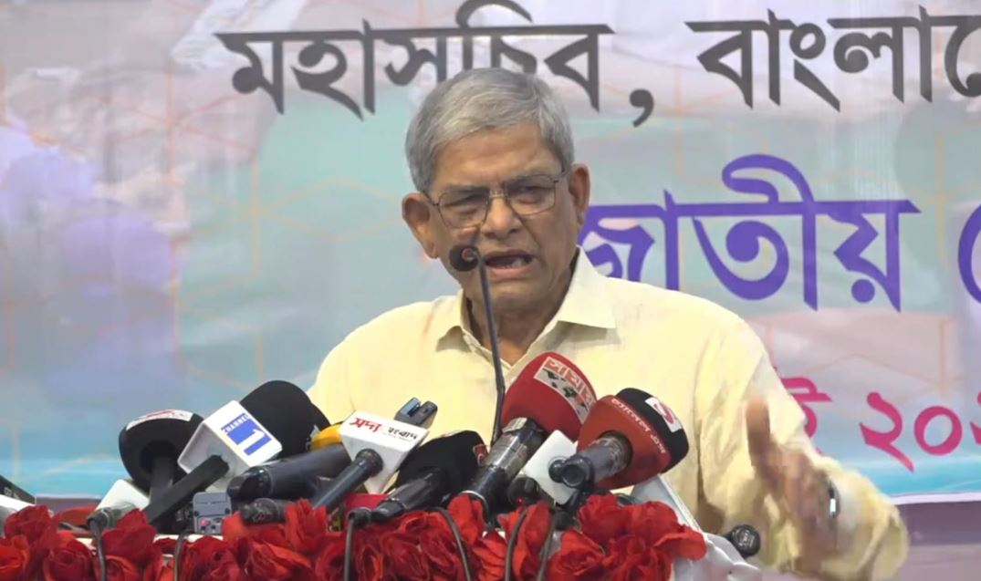 রাজনৈতিক দলগুলোর মধ্যে পারস্পরিক বোঝাপড়া থাকা আবশ্যক : মির্জা ফখরুল