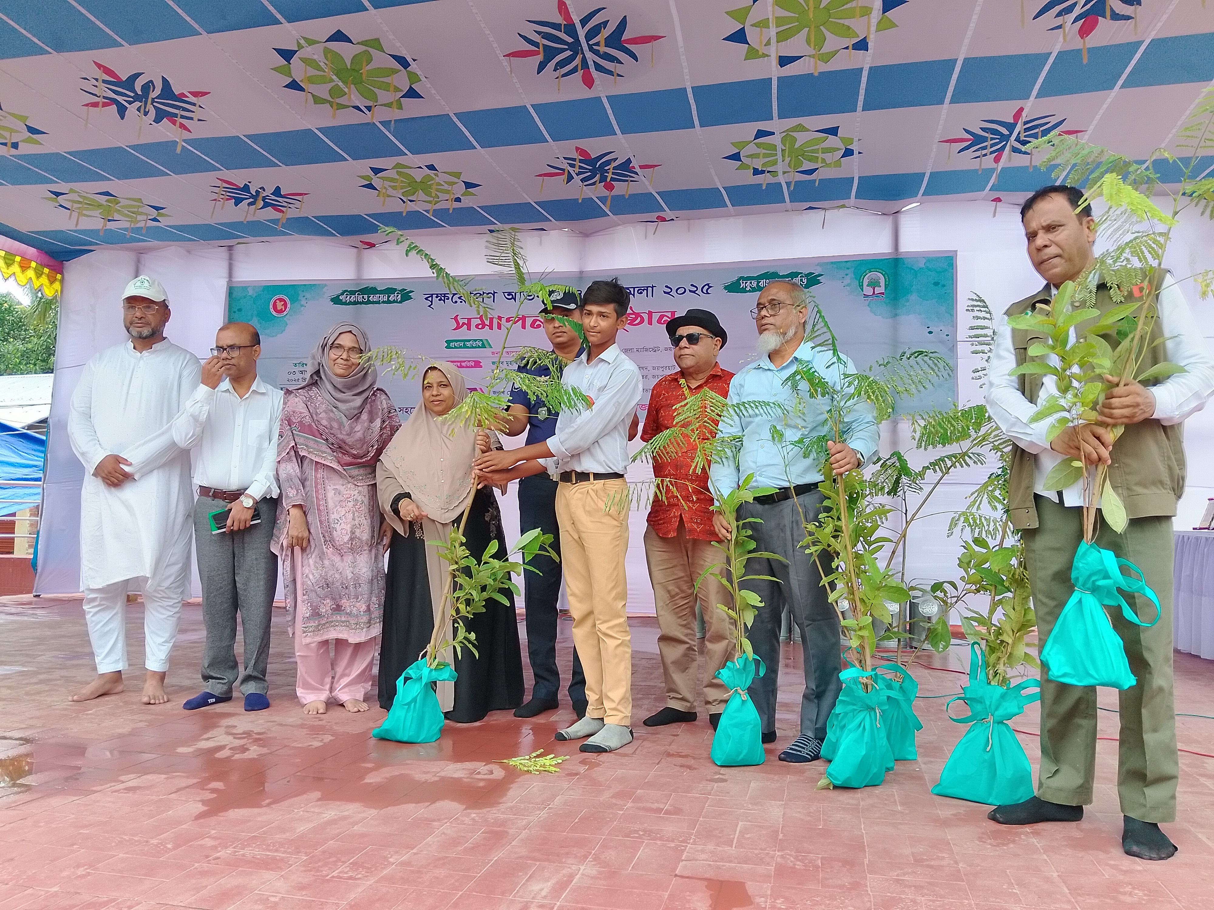 জয়পুরহাটে সপ্তাহব্যাপী বৃক্ষমেলার সমাপনী অনুষ্ঠিত
